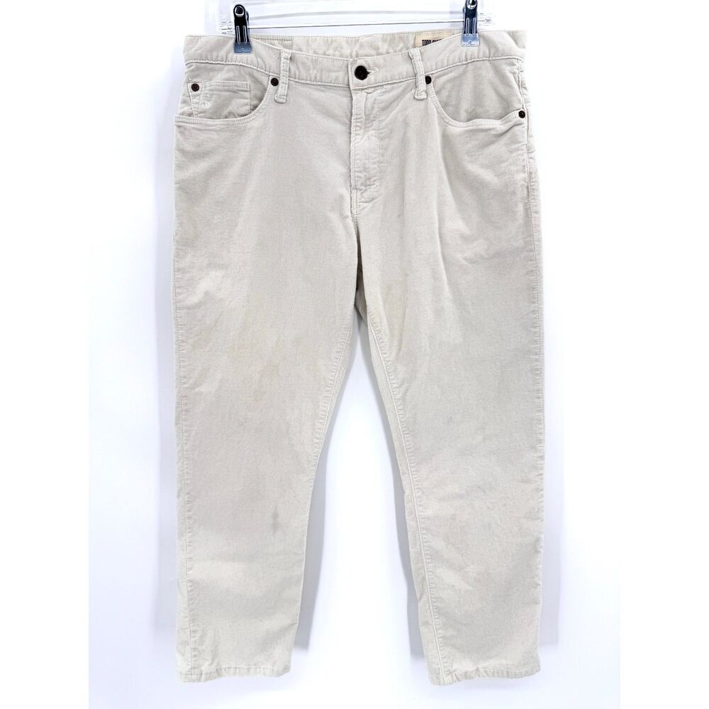 Todd Snyder Men's Corduroy Pants in Cream